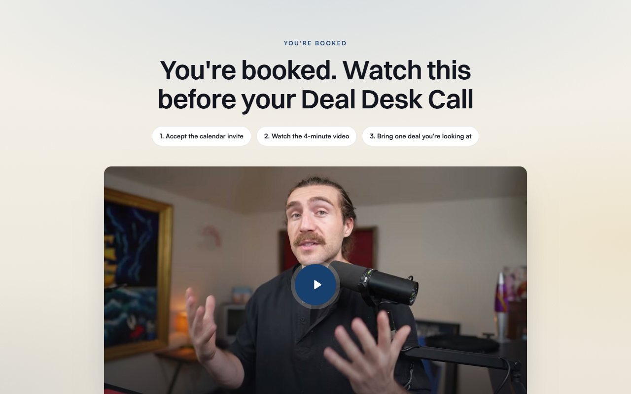 Booked page preview